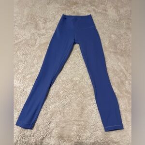 LULULEMON Wild Indigo Wunder Train High-Rise Tight 25" Everlux Legging Size 4